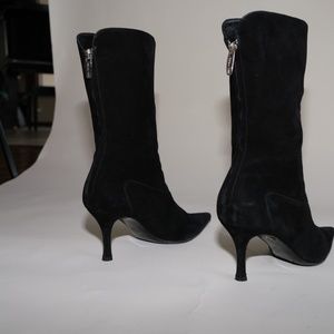 Sergio Rossi Suede Boots (c. 2000)
